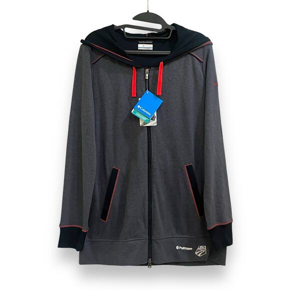 Columbia Omni Wick Putnam US Ski Team lightweight hoodie NWT - Picture 2 of 14